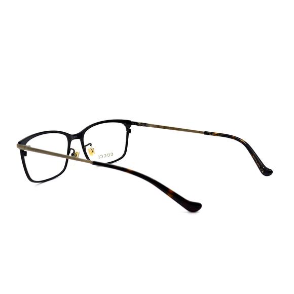 NEW GUCCI GG1030OJ 001 BLACK GOLD TITANIUM EYEGLASSES FRAME - Picture 6 of 16